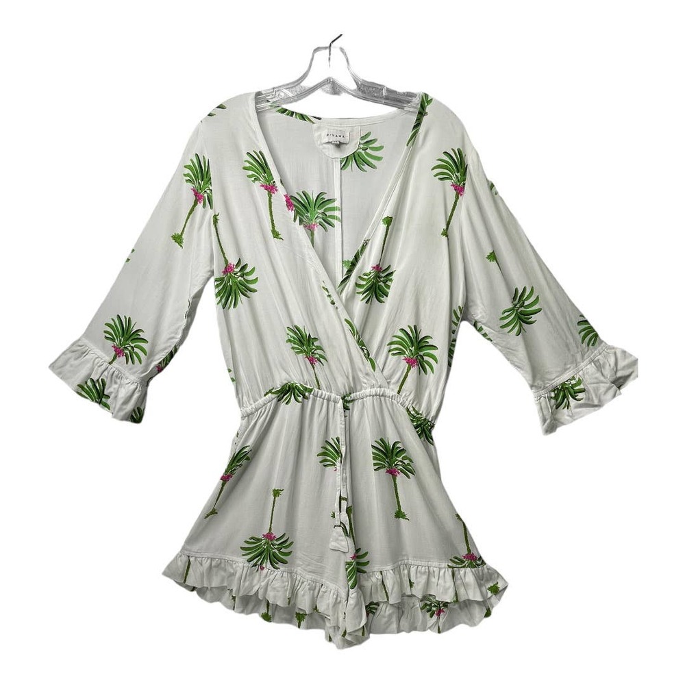 Piyama Harper Palm Springs  3/4 sleeve Romper Size Medium
